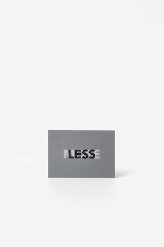 Less/More